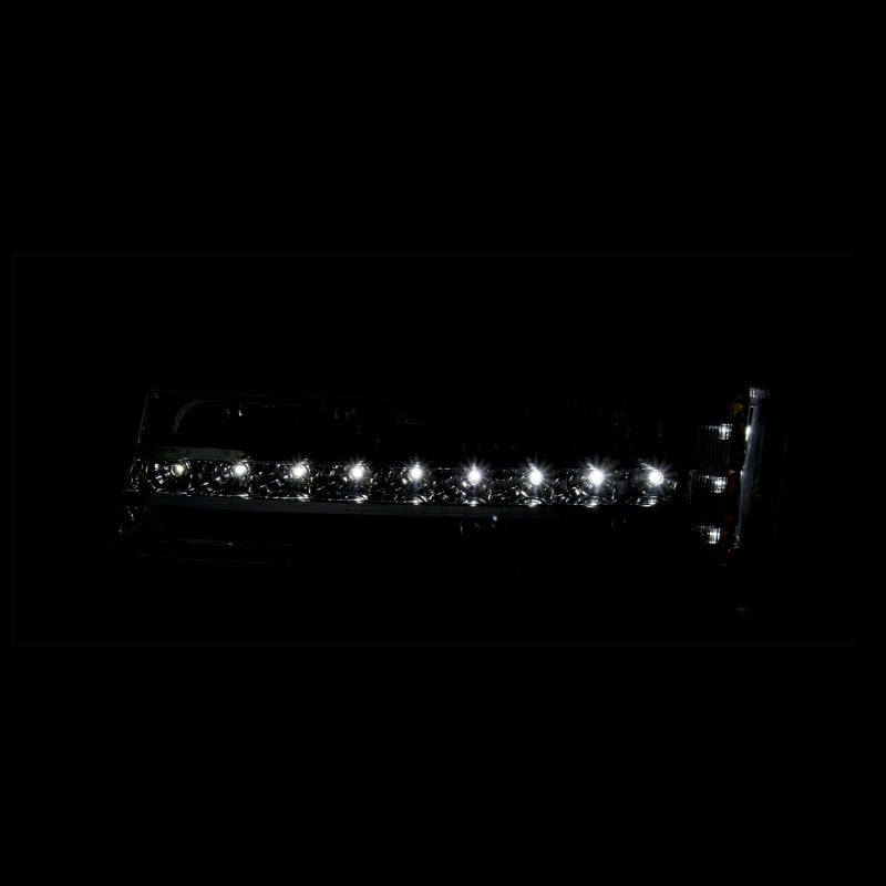 ANZO 2003-2006 Chevrolet Silverado 1500 LED Parking Lights Black w/ Amber Reflector-SR1 Performance