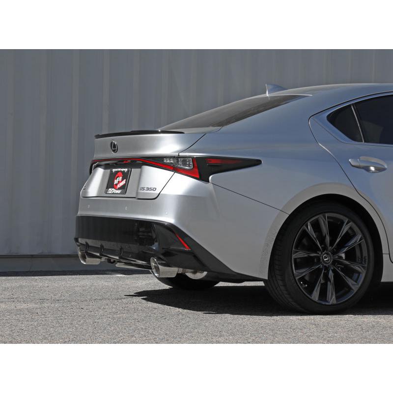 aFe Lexus IS350 14-22 V6-3.5L Takeda Axle-Back Exhaust System- Polished Tip-SR1 Performance