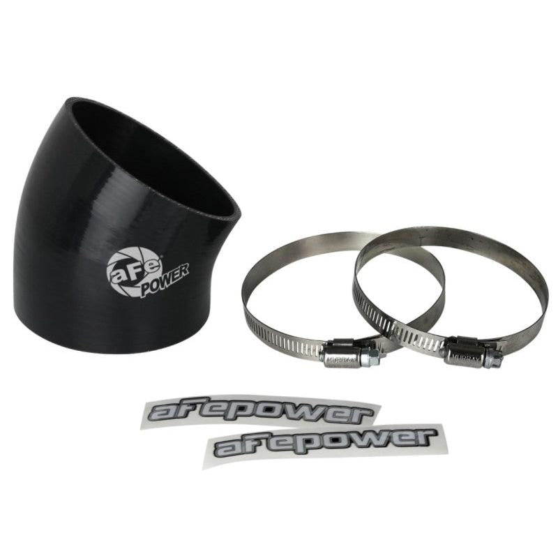 aFe MagnumFORCE Air Intake System Spare Parts Kit 3-1/2in ID x 30 Deg. Silicone Elbow Coupler -Black-SR1 Performance