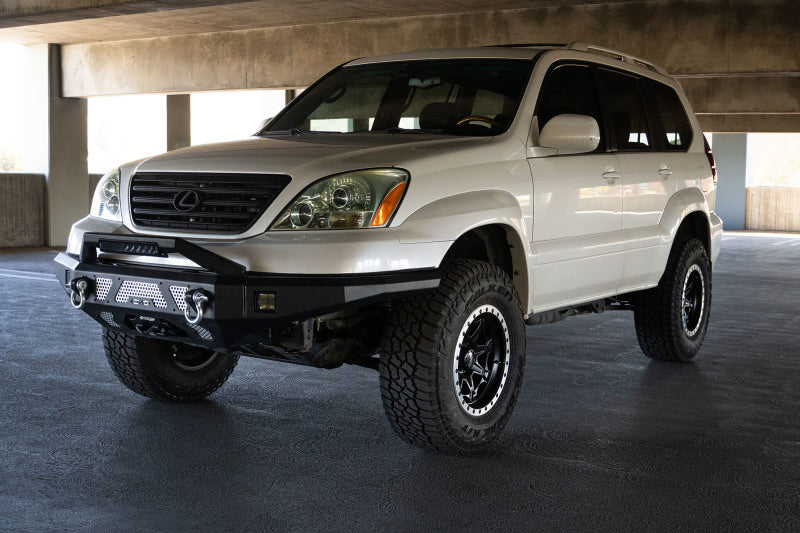 DV8 Offroad Overland-Style Winch Front Bumper for Lexus GX 470 (2003-2009)