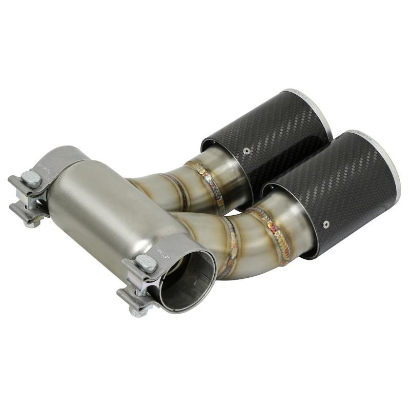 aFe Power 13-14 Porsche Cayman S / Boxster S Carbon Fiber Exhaust Tip Upgrade-SR1 Performance