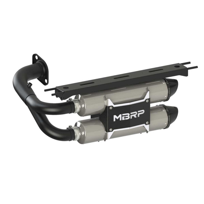 MBRP 19-20 Honda Talon Dual Slip-On Exhaust System w/Performance Muffler-SR1 Performance