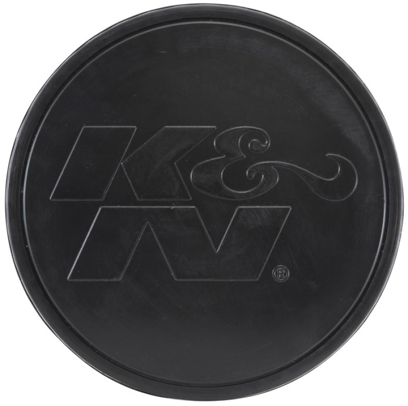 K&N Universal Rubber Filter-Round Tapered 4in Flange ID x 8in Base OD x 6.625in Top OD x 8in H-SR1 Performance