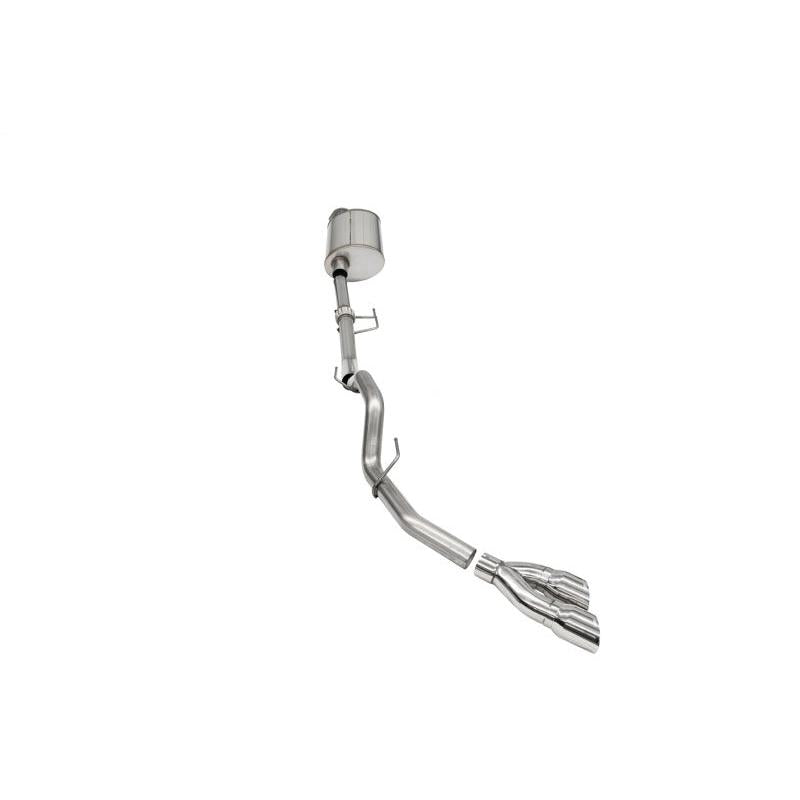 Corsa 2021-2024 Ford F-150 Regular Cab/ 8in Bed 3.5L V6 Sport Cat-Back Single Side Exit-Polished-SR1 Performance