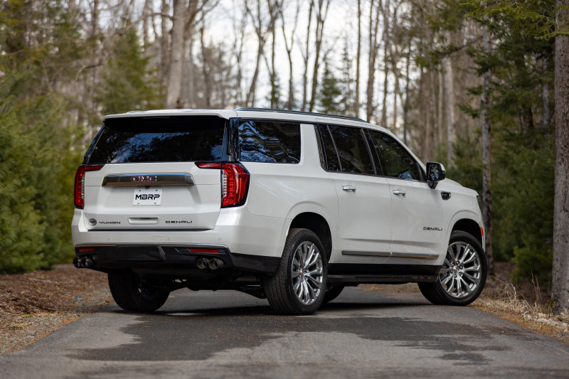 MBRP 21-24 Chevrolet Suburban XL 5.3L 3in T304 SS 2.5in Dual Split Carbon Fiber Cat-back-SR1 Performance