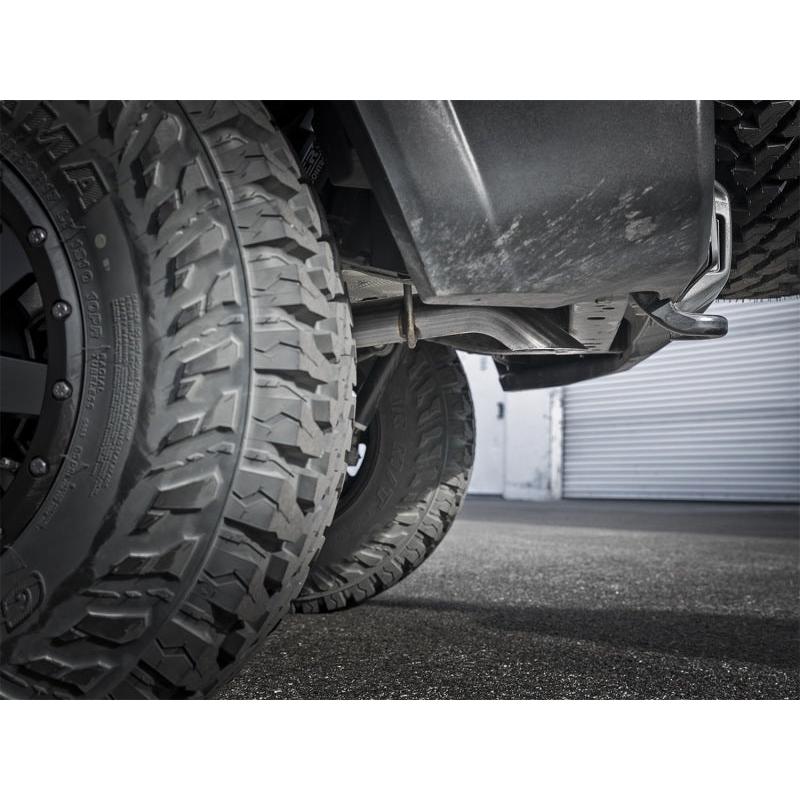 aFe MACH Force-Xp Axle-Back Exhaust System w/NoTip 18-20 Jeep Wrangler L4-2.0T / V6-3.6L-SR1 Performance