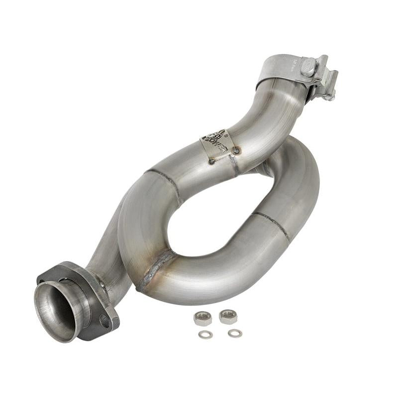 aFe POWER Twisted Steel Loop Relocation Pipe 12-18 Jeep Wrangler (JK) V6 3.6L-SR1 Performance
