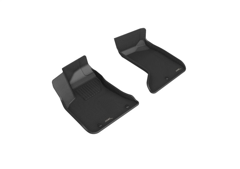 3D MAXpider 12-21 Dodge Charger AWD Kagu 1st Row Floormats - Black-SR1 Performance
