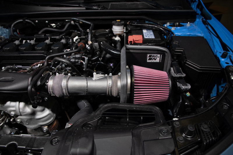 K&N 2022 Honda Civic 1.5L Turbo L4 Silver Typhoon Intake-SR1 Performance