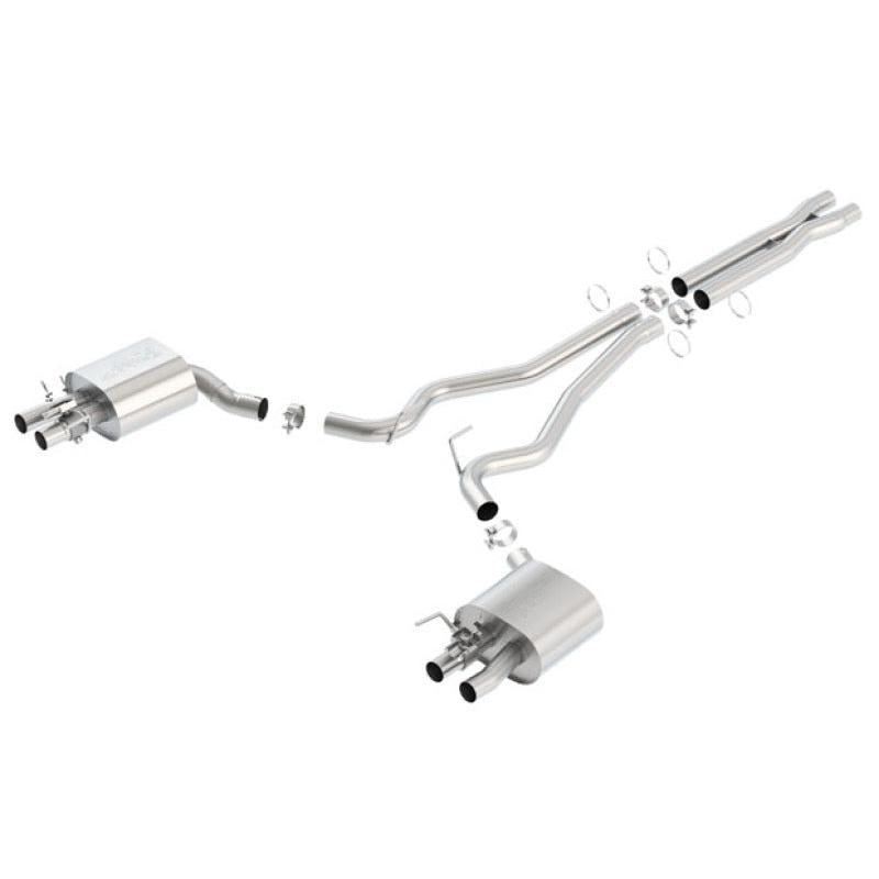 Borla 15-16 Ford Mustang Shelby GT350 5.2L ATAK Cat Back Exhaust (Uses Factory Valence)-SR1 Performance
