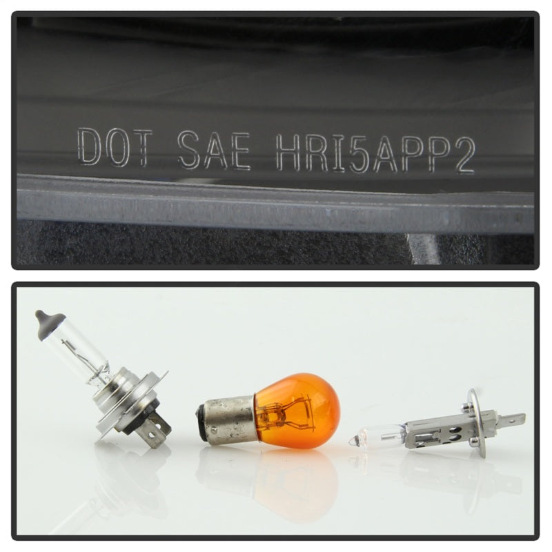 Spyder Mazda CX-5 13-15 Projector Headlights - DRL LED - Black PRO-YD-MCX513-DRL-BK-SR1 Performance