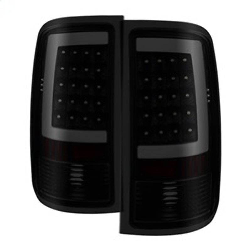 xTune 07-13 GMC Sierra 1500 LED Tail Lights - Black Smoke (ALT-ON-GS07-G2-LED-BSM)-SR1 Performance