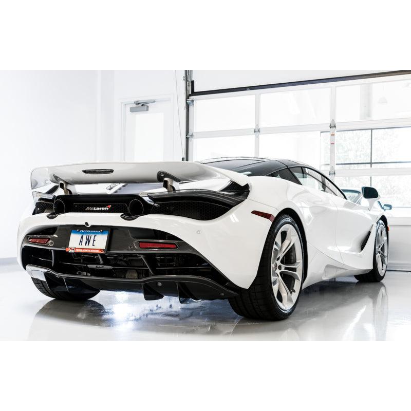 AWE Tuning McLaren 720S Performance Exhaust - Diamond Black Tips-SR1 Performance
