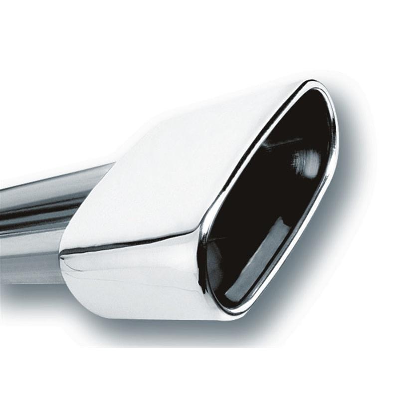 Borla 2.5in Inlet 6.69in x 3in Rectangular Rolled Angle Cut Single Inlet x 5.63in Long Exhaust Tip-SR1 Performance