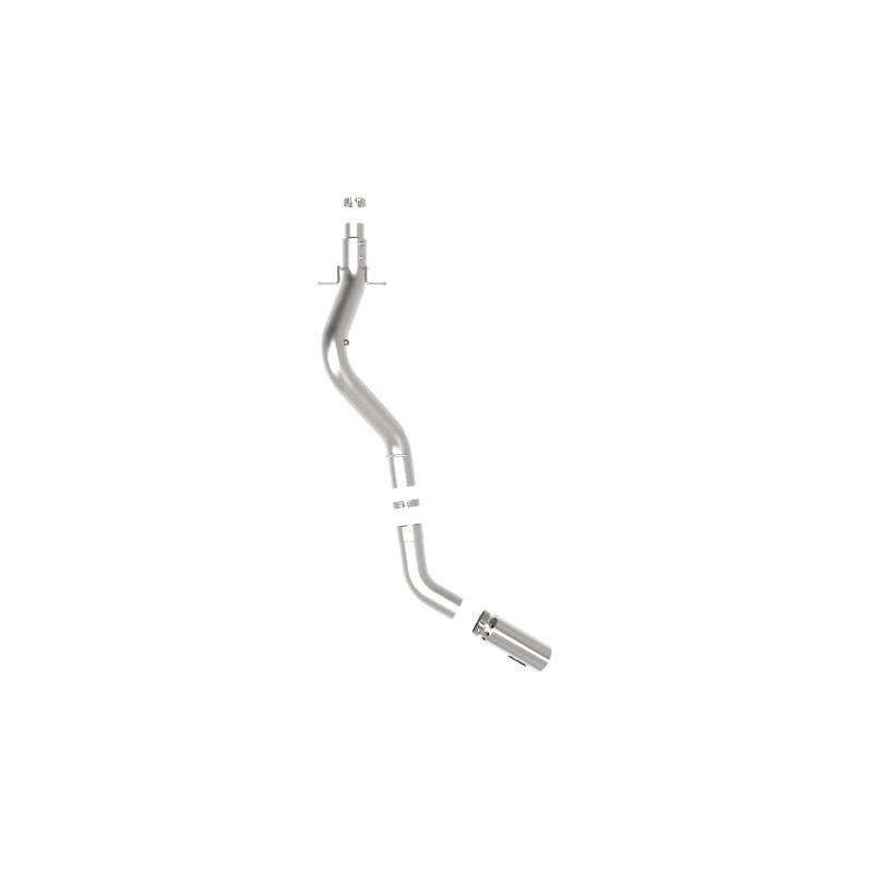 aFe Large Bore-HD 5 IN 409 SS DPF-Back Exhaust System w/Polished Tip 20-23 GM Truck V8-6.6L-SR1 Performance