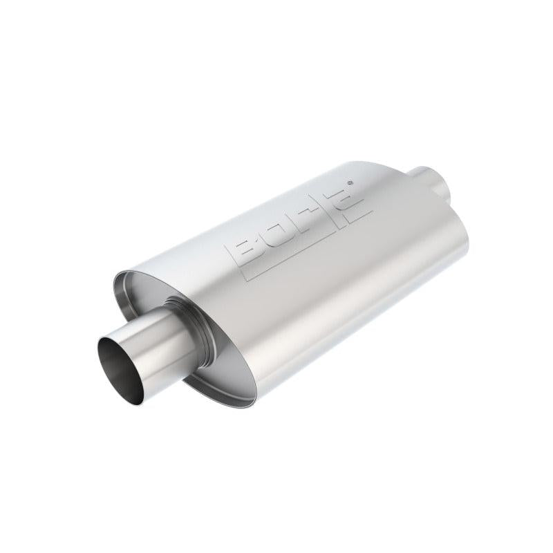 Borla XR-1 Racing Sportsman 2 1/2 inch Outlet / 2 1/2 inch Inlet 12in Case Oval Muffler-SR1 Performance