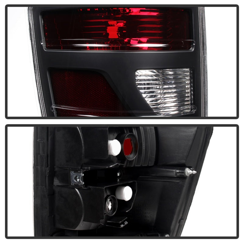 Xtune Honda Ridgeline Pickup 06-08 OEM Style Tail Lights Red Smoked ALT-JH-HRID06-OE-RSM-SR1 Performance