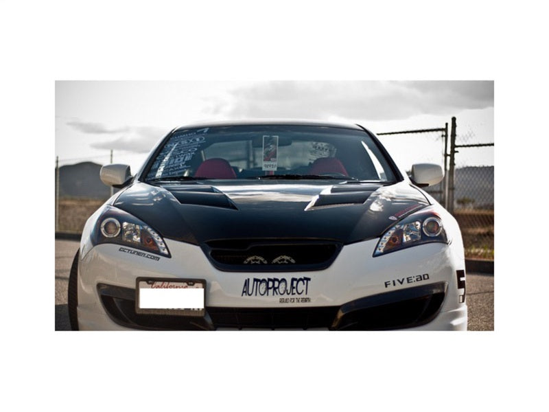 Spyder Hyundai Genesis 10-12 Projector Halogen Model- LED Halo DRL Blk PRO-YD-HYGEN09-DRL-BK-SR1 Performance