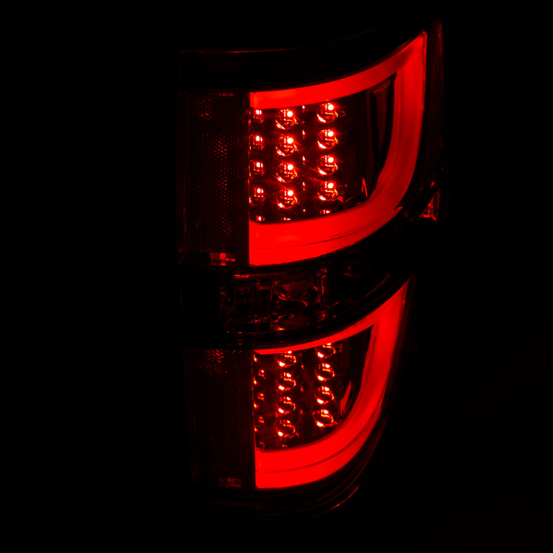 ANZO 2009-2013 Ford F-150 LED Taillights Chrome-SR1 Performance