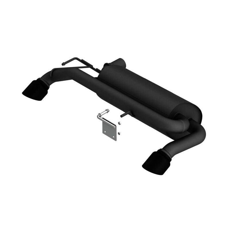Borla 21-22 Ford Bronco 2.7L V6 4WD ATAK Axle Back Exhaust w/ Black Coated Tips-SR1 Performance