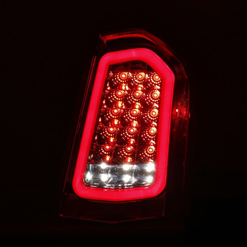 ANZO 11-14 Chrysler 300 LED Taillights Chrome w/ Sequential-SR1 Performance