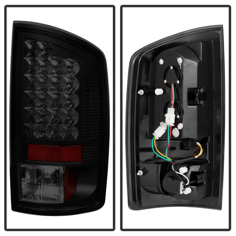 Spyder Dodge Ram 02-06 1500/Ram 2500/3500 03-06 LED Tail Light Black Smoke ALT-YD-DRAM02-LED-BSM-SR1 Performance