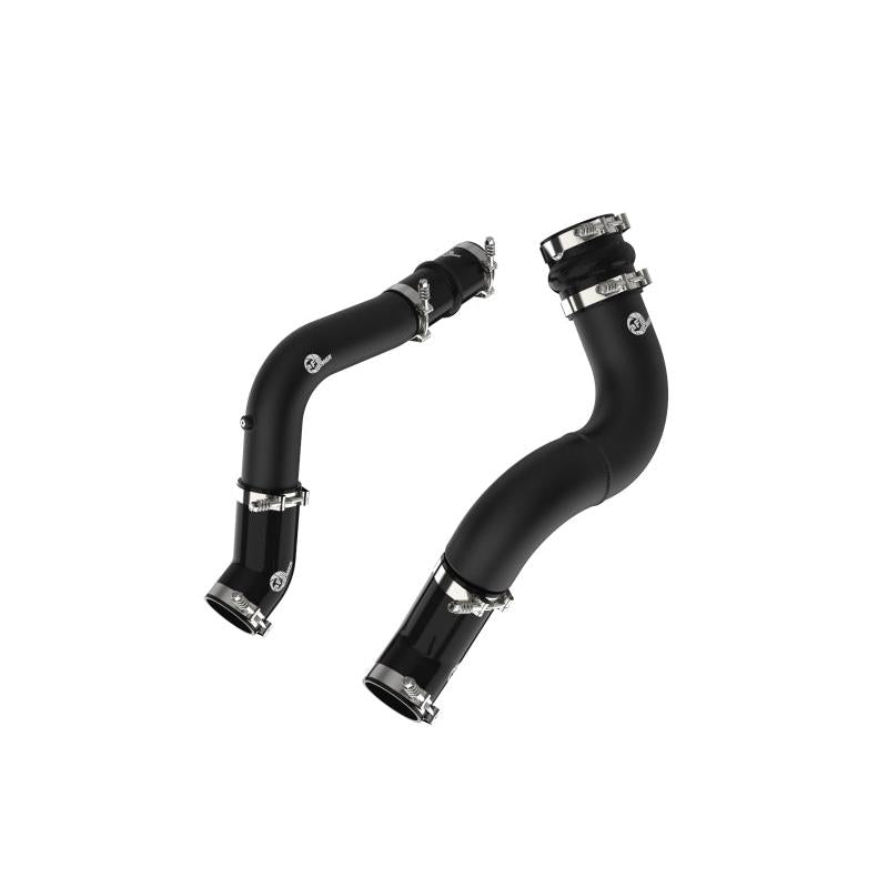 aFe BladeRunner Aluminum Hot and Cold Charge Pipe Kit Black RAM Diesel Trucks 19-23 L6-6.7L (td)-SR1 Performance