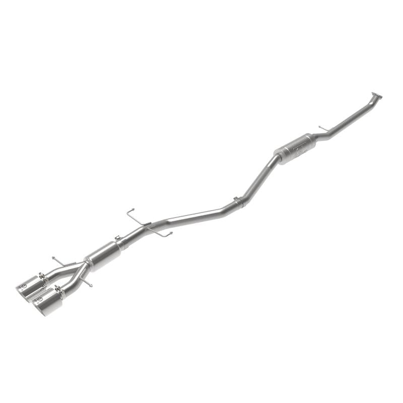 aFe Takeda 2.5in 304SS Cat-Back Exhaust System w/ Polished Tips 17-20 Honda Civic Si Sedan I4 1.5L-SR1 Performance