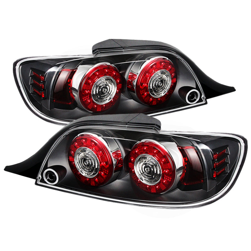 Xtune Mazda Rx-8 04-08 LED Tail Lights Black ALT-ON-MRX804-LED-BK-SR1 Performance