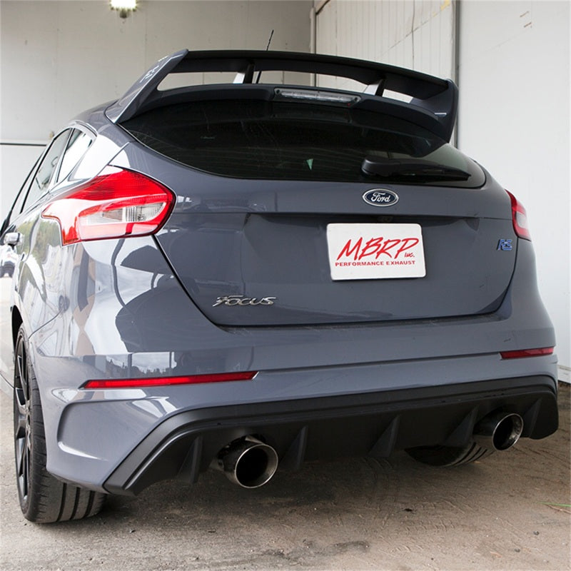 MBRP 2016+ Ford Focus RS 3in Dual Outlet Cat-Back Exhaust T409 SS-SR1 Performance