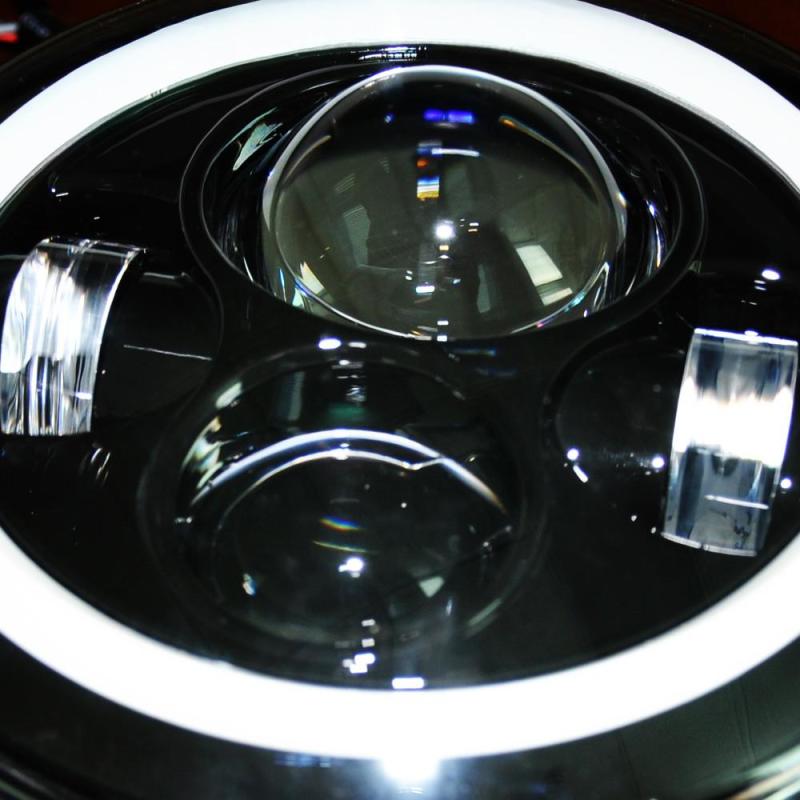DV8 Offroad 07-18 Jeep Wrangler JK LED Projector Headlights – Bright White Light Upgrade