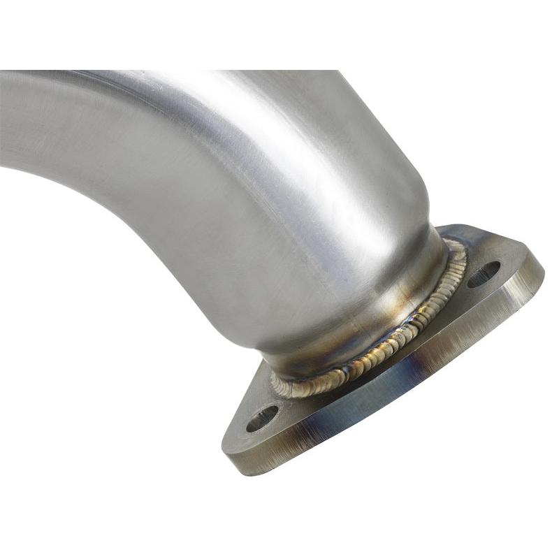 aFe Twisted Steel 3in Rear Down-Pipe/Mid Pipe 2017+ Honda Civic Type R I4 2.0L (t)-SR1 Performance