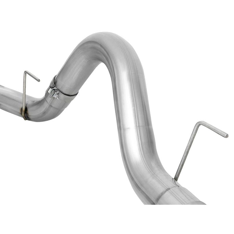 aFe Atlas 4in Aluminized Steel DPF-Back Exh 18-19 Ford F-150 V6-3.0L (td) w/ Polished Tip-SR1 Performance