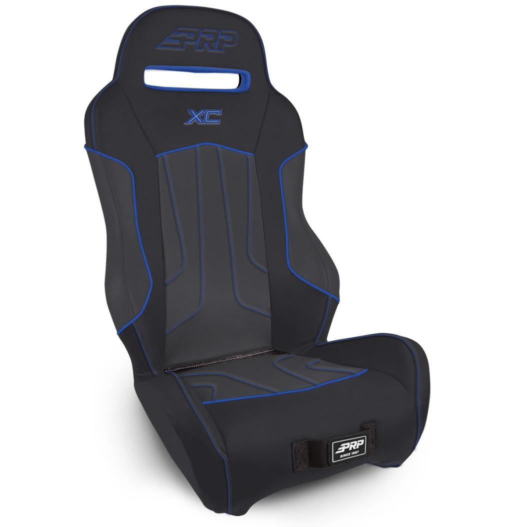 PRP XC Rear Suspension Seat- Black/Blue-SR1 Performance
