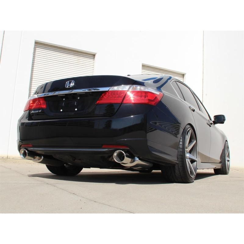 aFe Takeda Exhaust 304SS Dual Cat-Back w/ Polished Tips 13-17 Honda Accord LX/EX/EX-L Sedan L4 2.4L-SR1 Performance