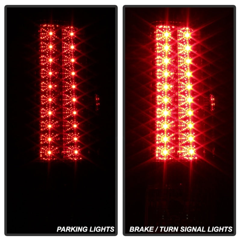 Spyder GMC Sierra 07-13 (Not 3500 Dually 4 Rear Wheels)LED Tail Lights Blk Smke ALT-YD-GS07-LED-BSM-SR1 Performance