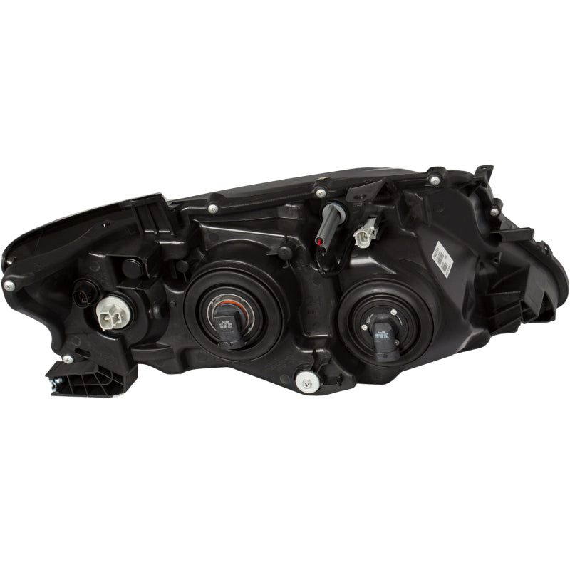 ANZO 2010-2012 Lexus Rx350 Projector Headlights w/ U-Bar Black-SR1 Performance