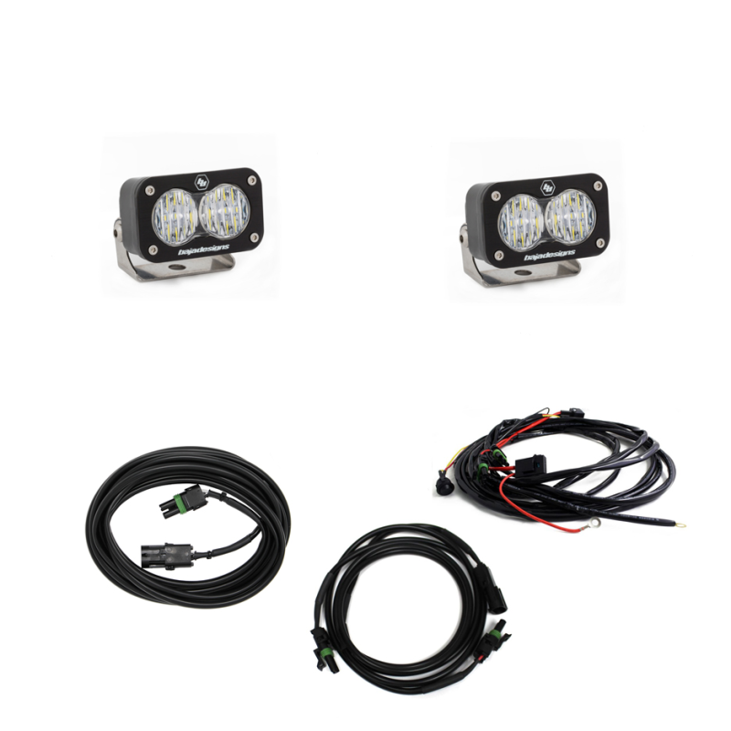 Baja Designs 2018+ Jeep JL LED Light Kit Reverse Kit Dual S2 Sport w/C Wrangler JL-SR1 Performance