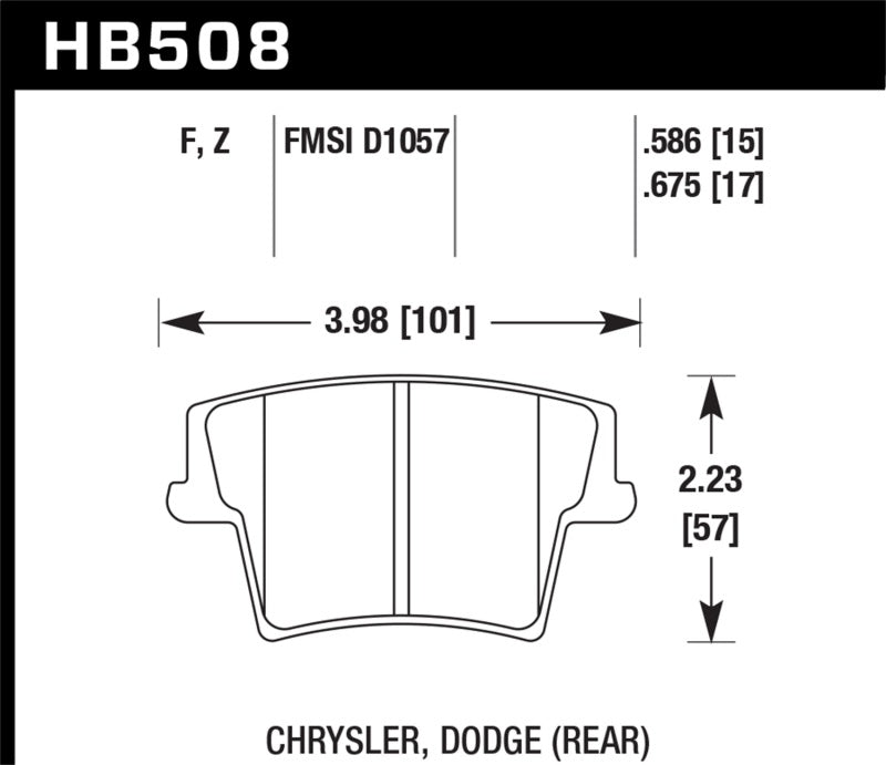 Hawk HPS Street Brake Pads-SR1 Performance