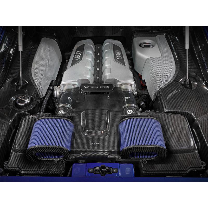 aFe 15-21 Lamborghini Huracan V10-5.2L Track Series Intake System w/ Pro 5R Filter-SR1 Performance