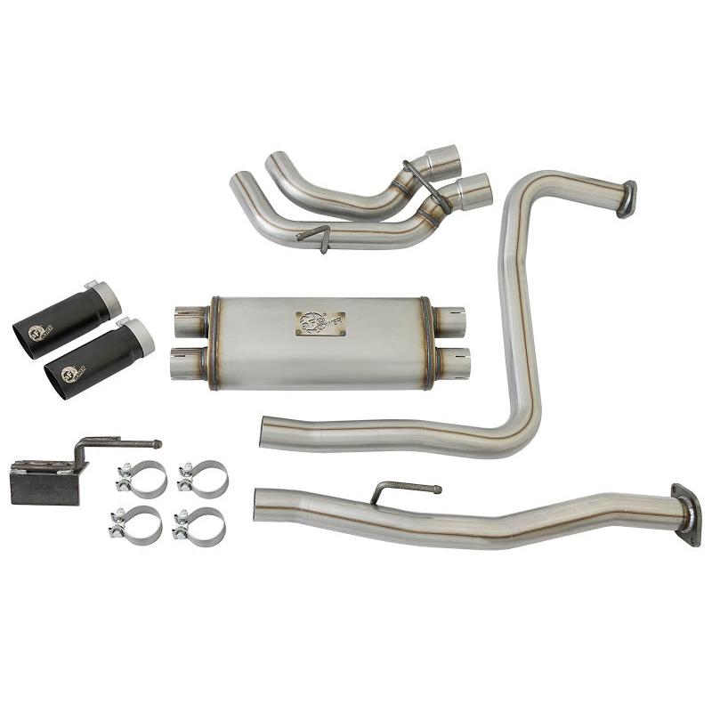 aFe Rebel Series 3in 409 SS Cat-Back Exhaust w/ Black Tips 04-15 Nissan Titan V8 5.6L-SR1 Performance