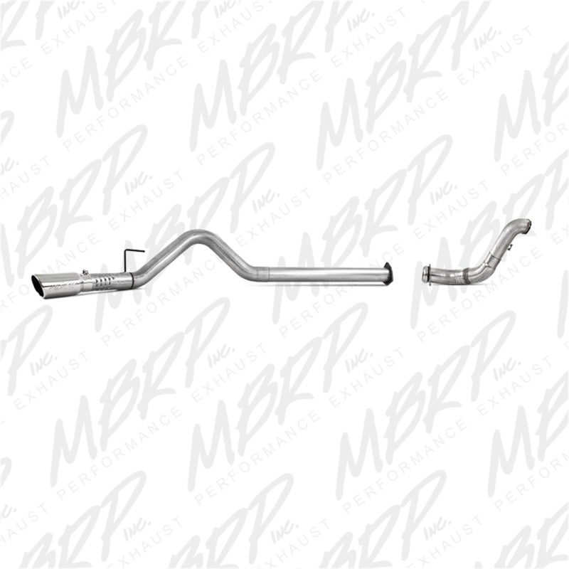 MBRP 11-14 Ford 6.7L F-250/350/450 4in Filter Back Single Side Exit Alum and Down Pipe Exhaust-SR1 Performance
