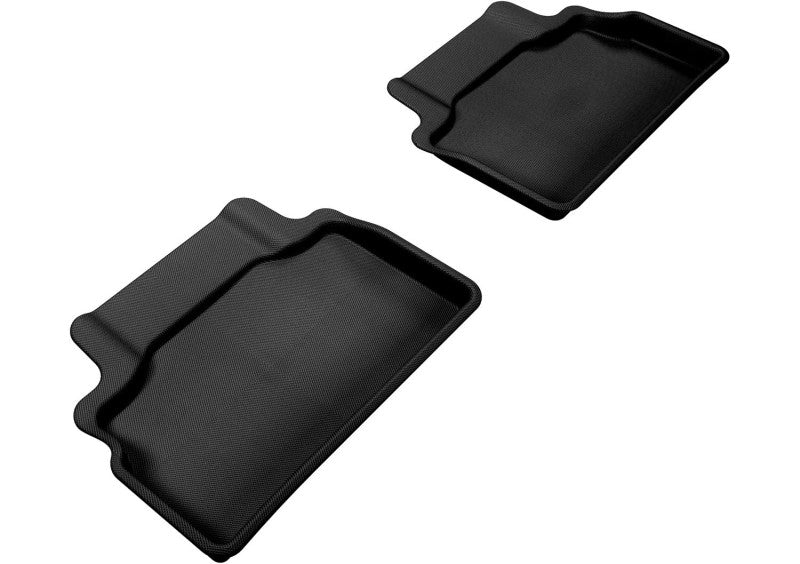 3D MAXpider 2012-2016 Hyundai Genesis Kagu 2nd Row Floormats - Black-SR1 Performance