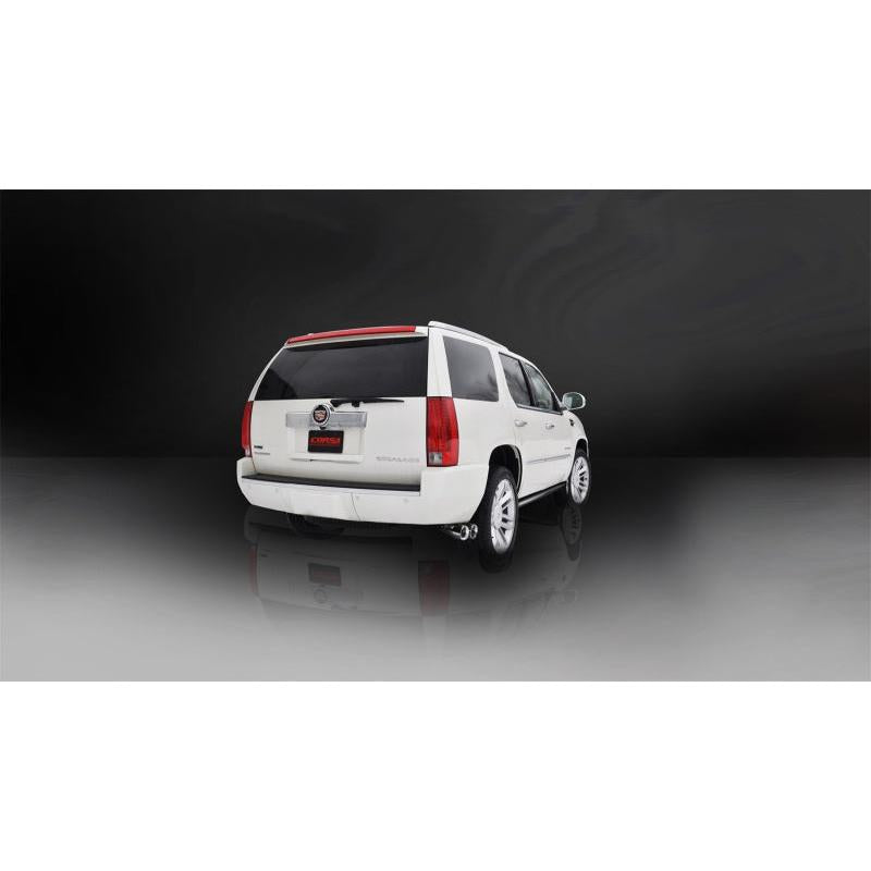 Corsa 2011-2014 Cadillac Escalade ESV 6.2L V8 Polished Sport Cat-Back Exhaust-SR1 Performance
