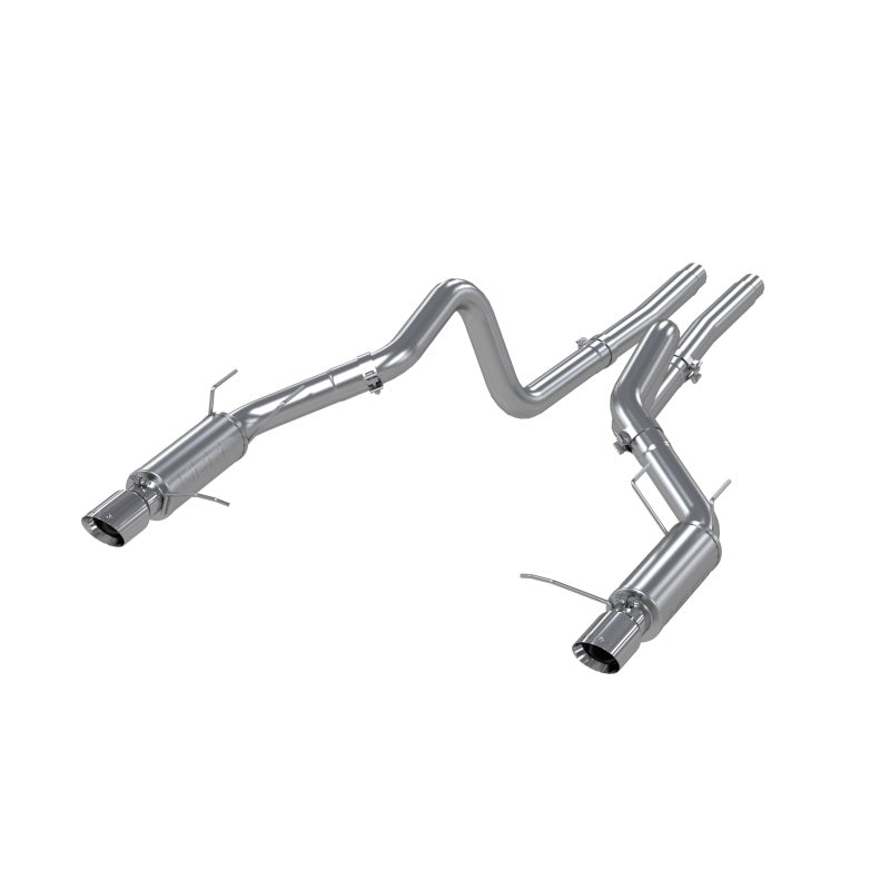 MBRP 11-14 Ford Mustang GT 5.0L Dual Split Rear Race Version AL 3in Cat Back Exhaust System-SR1 Performance