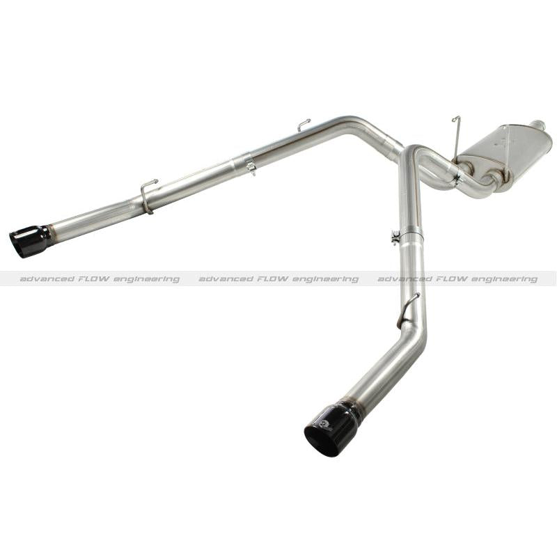 aFe MACHForce XP Exhausts Cat-Back SS-409 EXH CB Dodge Ram 1500 5.7L HEMI 09-13 Glossed Black-SR1 Performance