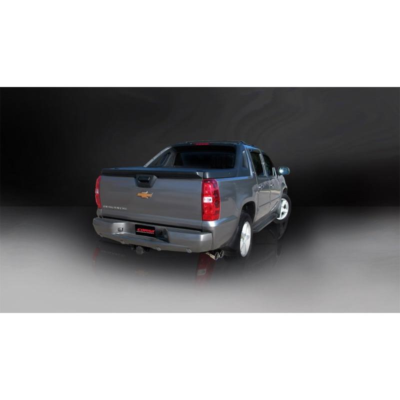 Corsa 2007-2008 Chevrolet Suburban 1500 5.3L V8 Polished Sport Cat-Back Exhaust-SR1 Performance