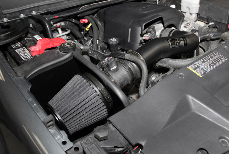 K&N 07-08 Chevy Silverado 1500 4.8L/5.3L V8 / 07-08 GMC Yukon 4.8L/5.3L V8 Black Perf Intake Kit-SR1 Performance