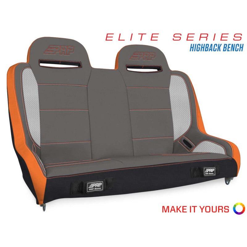 PRP Elite Series High Back Rear Suspension Bench Seat (40-53In.)-SR1 Performance