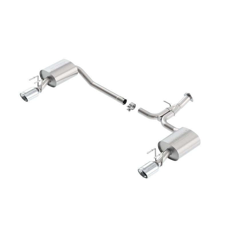 Borla 13-15 Honda Accord Coupe 3.5L FWD SS Rear Section Single Split Rear Exit Touring Exhaust-SR1 Performance